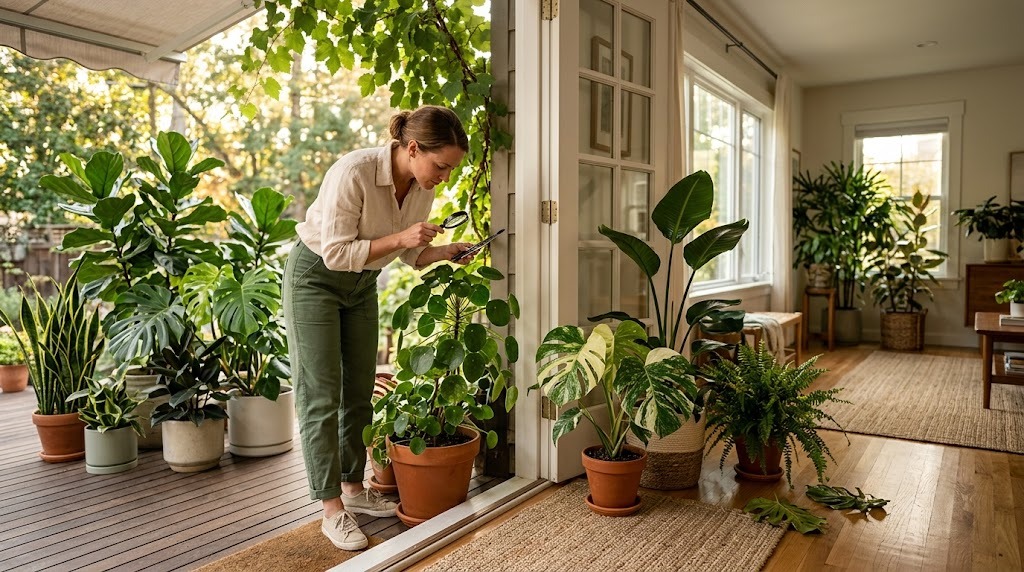 Moving Houseplants Back Indoors