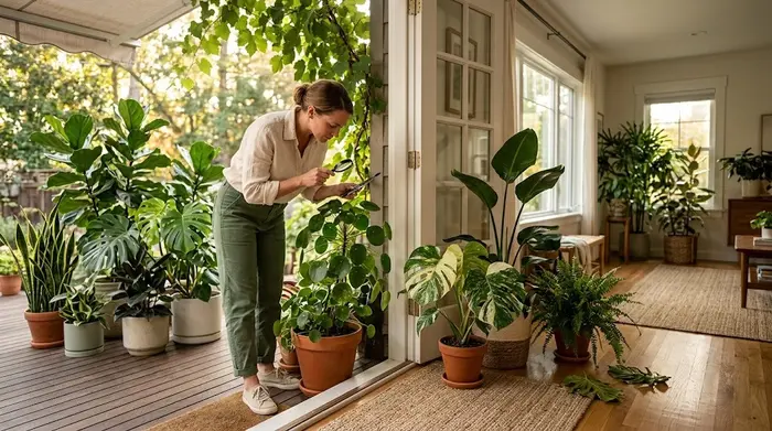 Moving Houseplants Back Indoors