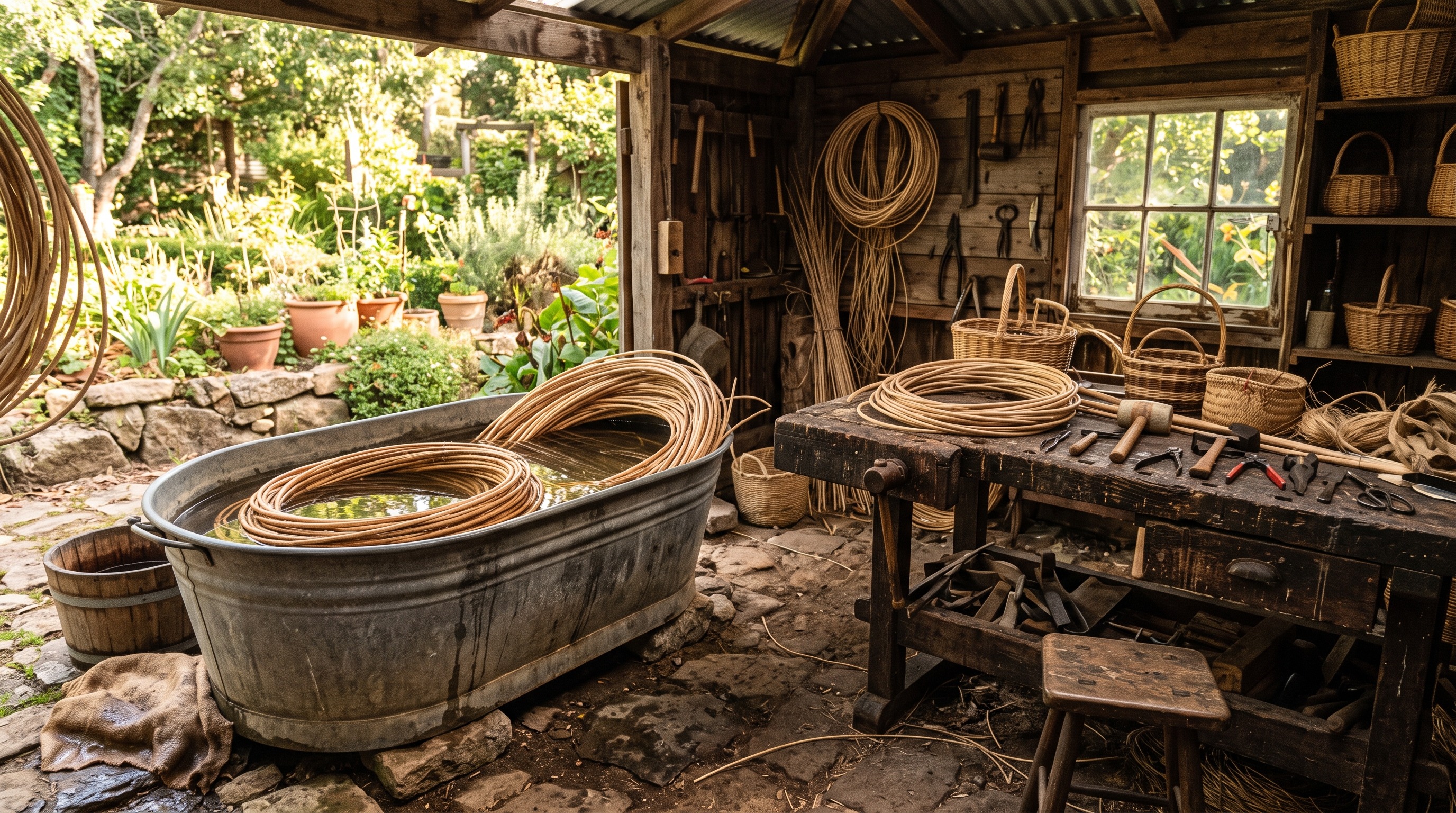 Rattan and cane