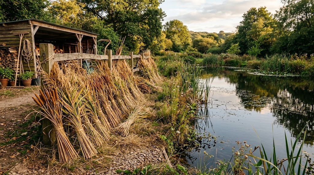 Reed, rush and cattail