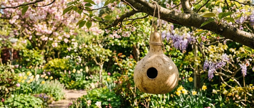 Grow a gourd birdhouse
