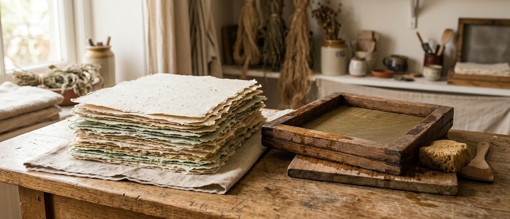 Make paper from plants