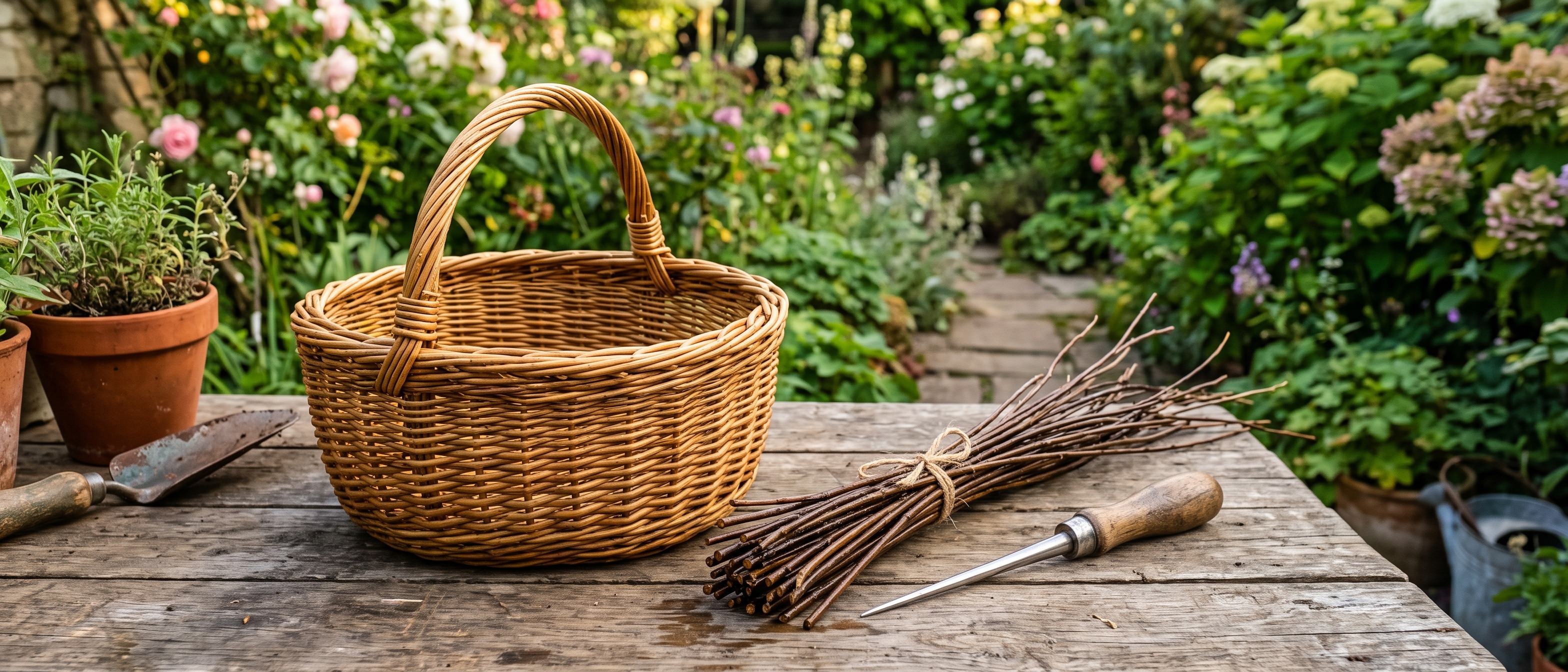 Weave a willow basket