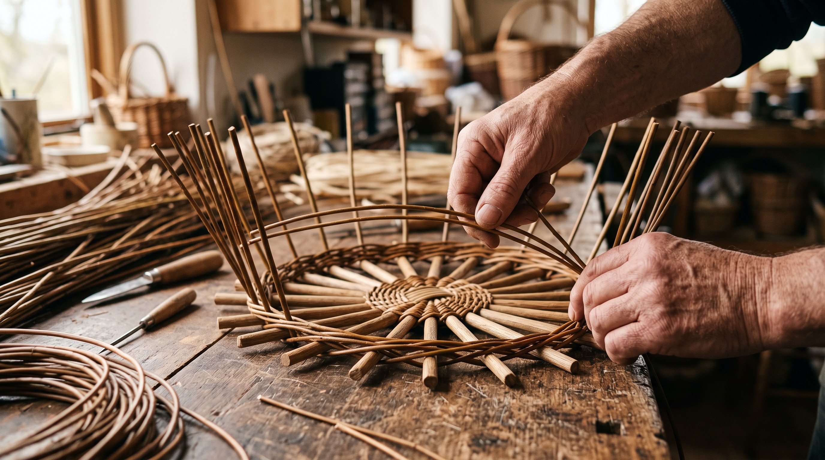 Weave the base