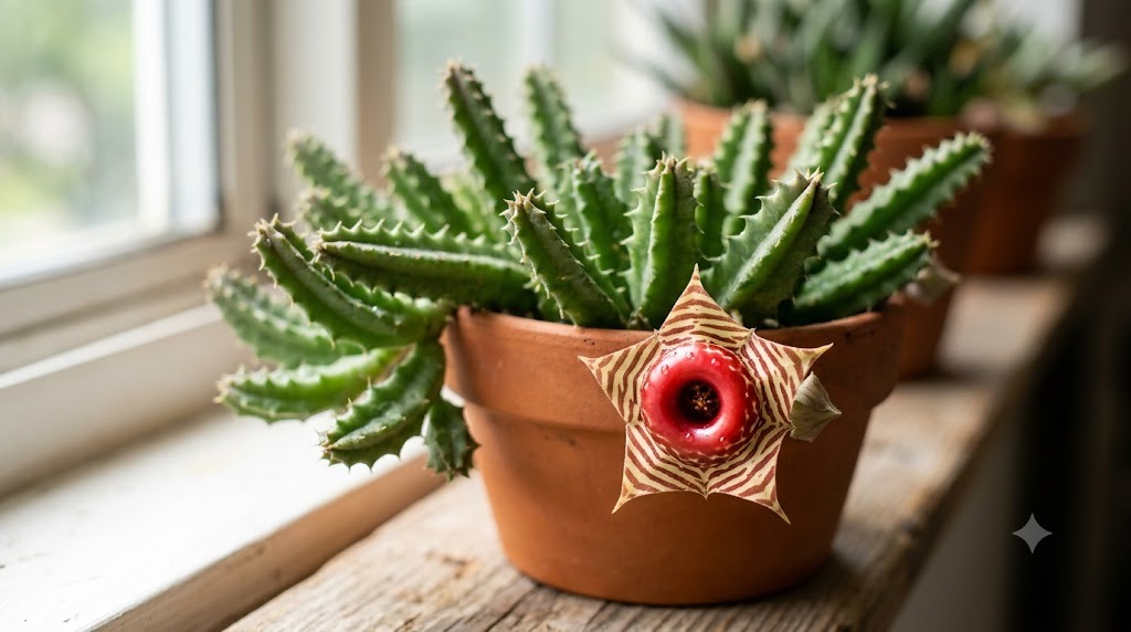 Lifesaver Plant (Huernia zebrina)