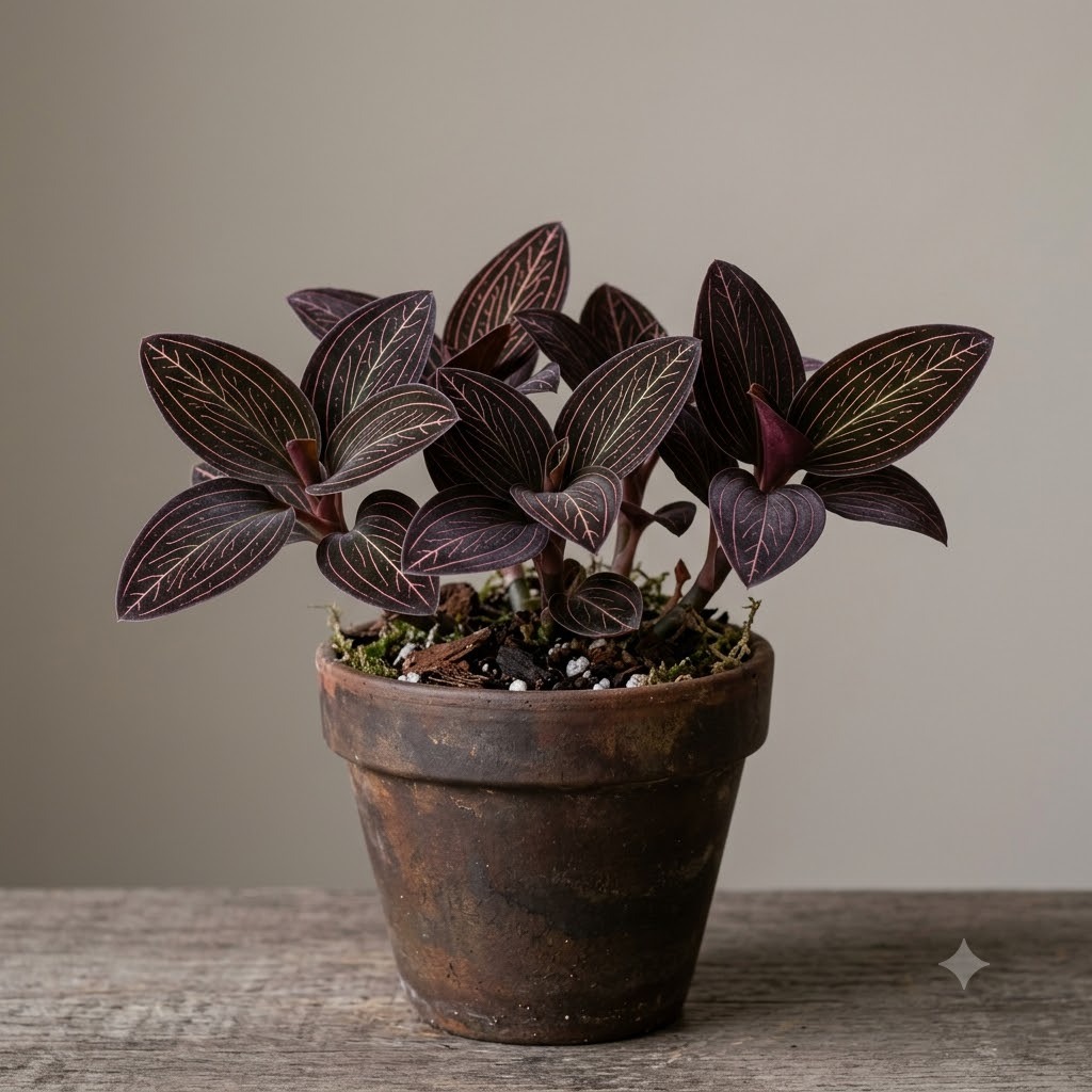 Ludisia discolor (Jewel Orchid)