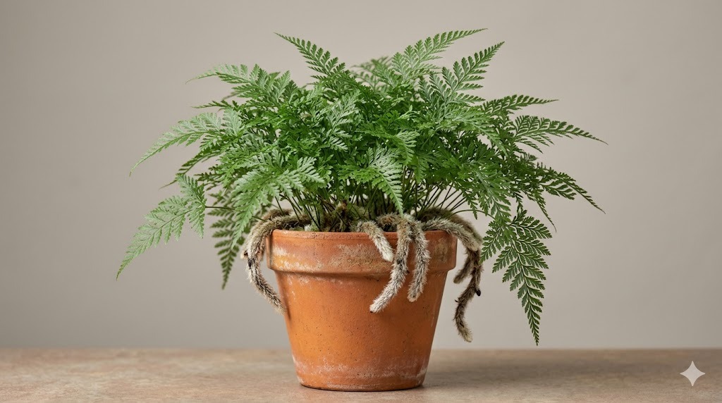 Rabbit's Foot Fern (Davallia fejeensis)